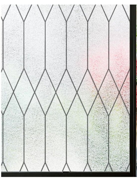 Other - Window Privacy Film Stained Glass Static Clings 17.5" x 78.8" 3 Rolls Removable